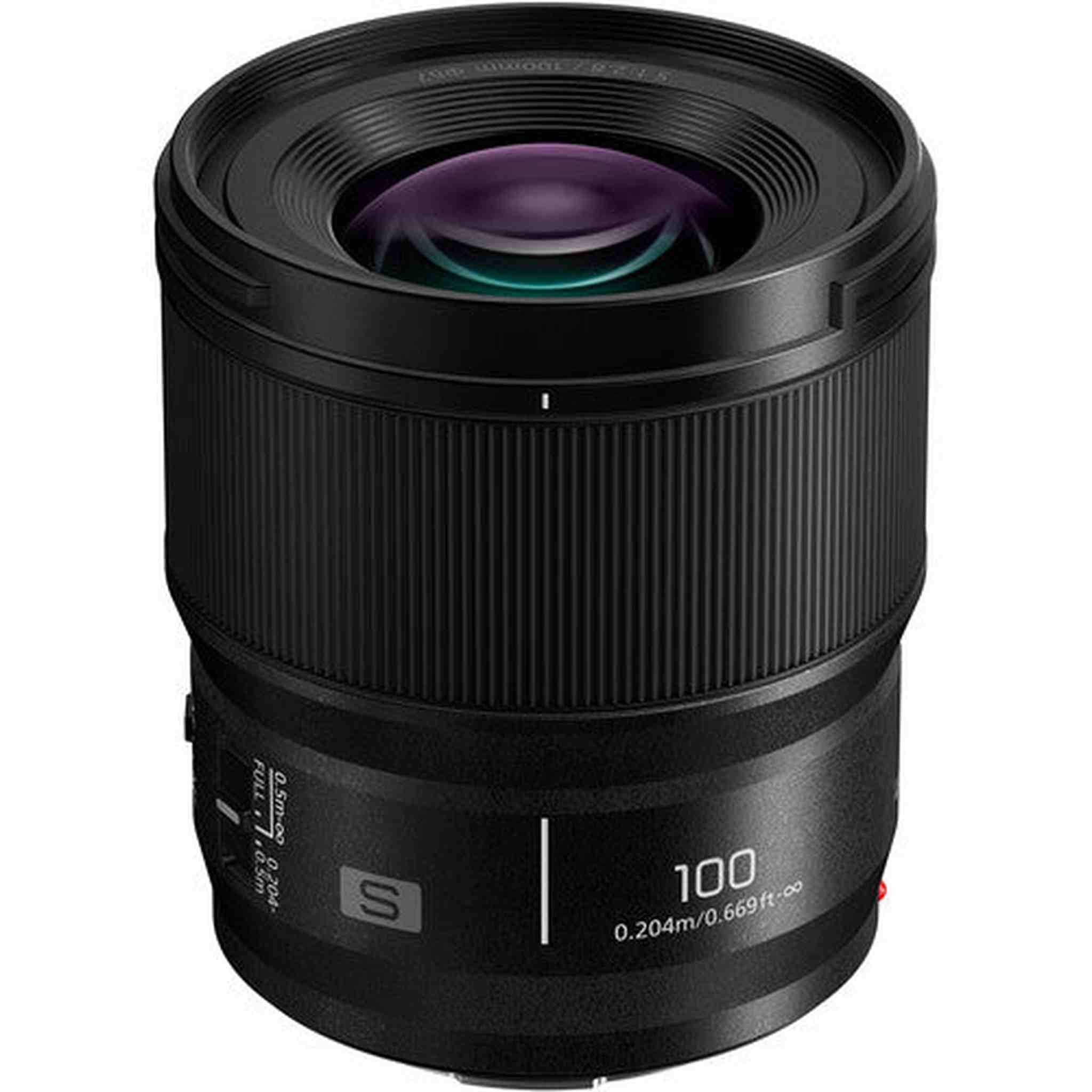 Panasonic Lumix S 100mm F/2.8 Macro Lens L Mount Bundle with Accessories Panasonic