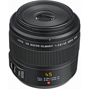 Panasonic Leica DG Macro-Elmarit 45mm f/2.8 Lens Bundle