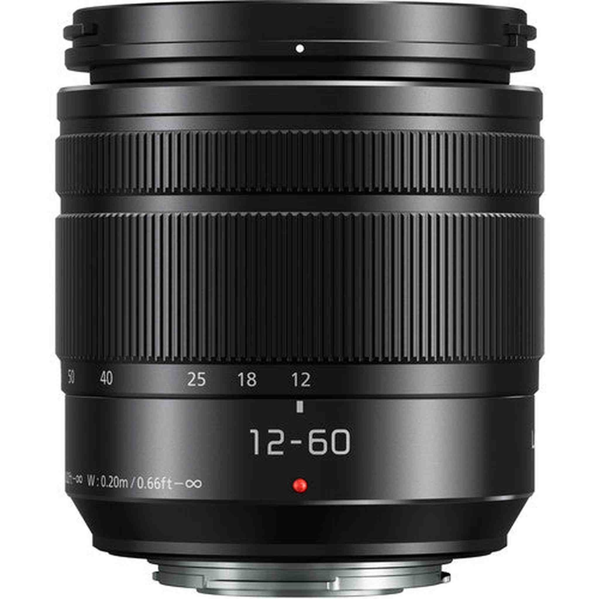 Panasonic Lumix G Vario 12-60mm f/3.5-5.6 Lens Bundle with Accessories - Reconditioned Panasonic