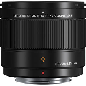 Panasonic Leica DG Summilux 9mm f/1.7 ASPH Lens Bundle