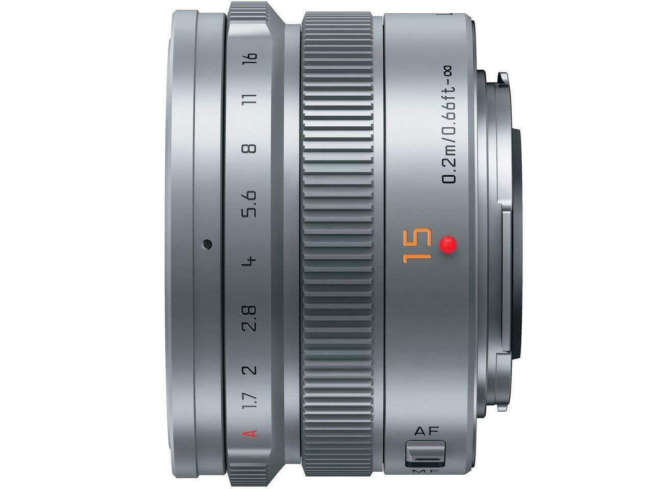 Panasonic Leica DG Summilux 15mm f/1.7 ASPH. Lens - Silver