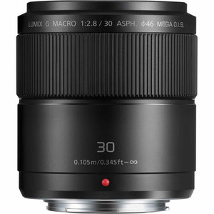 Panasonic Lumix G Macro 30mm f/2.8 Lens Bundle