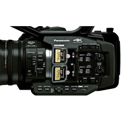 Panasonic AG-UX180 4K Premium Professional Camcorder - International Model
