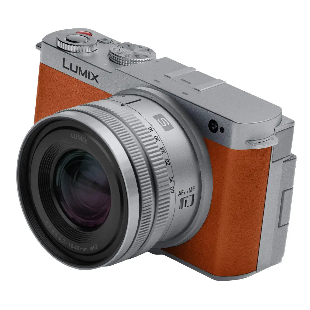 Panasonic Lumix S9 Mirrorless Camera with 18-40mm f/4.5-6.3 Lens Orange + More