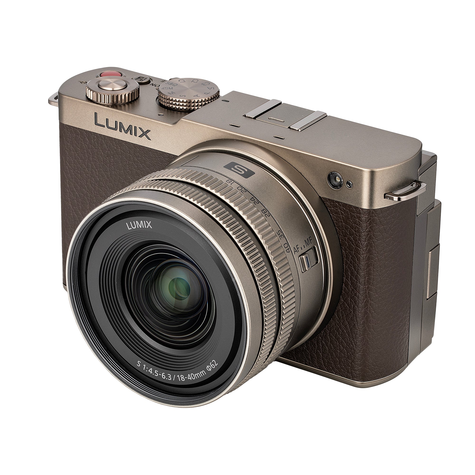 Panasonic LUMIX S9 Full-Frame Mirrorless Camera with S 18-40mm F4.5-6.3 Lens, Compact, Lightweight Body, Perfect for Social Media and Travel, DC-S9NN (Gold )