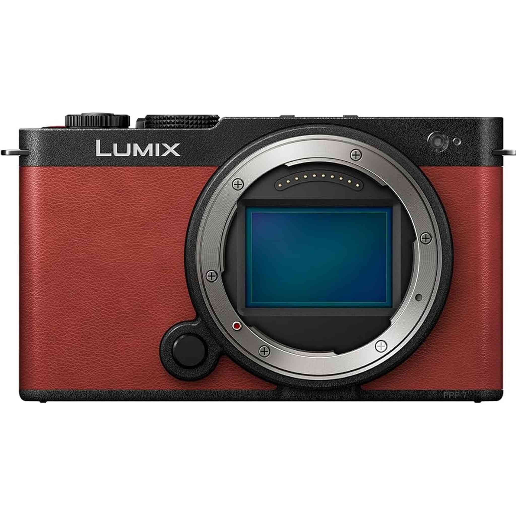 Panasonic LUMIX S9 Mirrorless Camera, 24.2MP Full Frame with Phase Hybrid AF, New Active I.S. Technology - DC-S9BODYR Red Panasonic