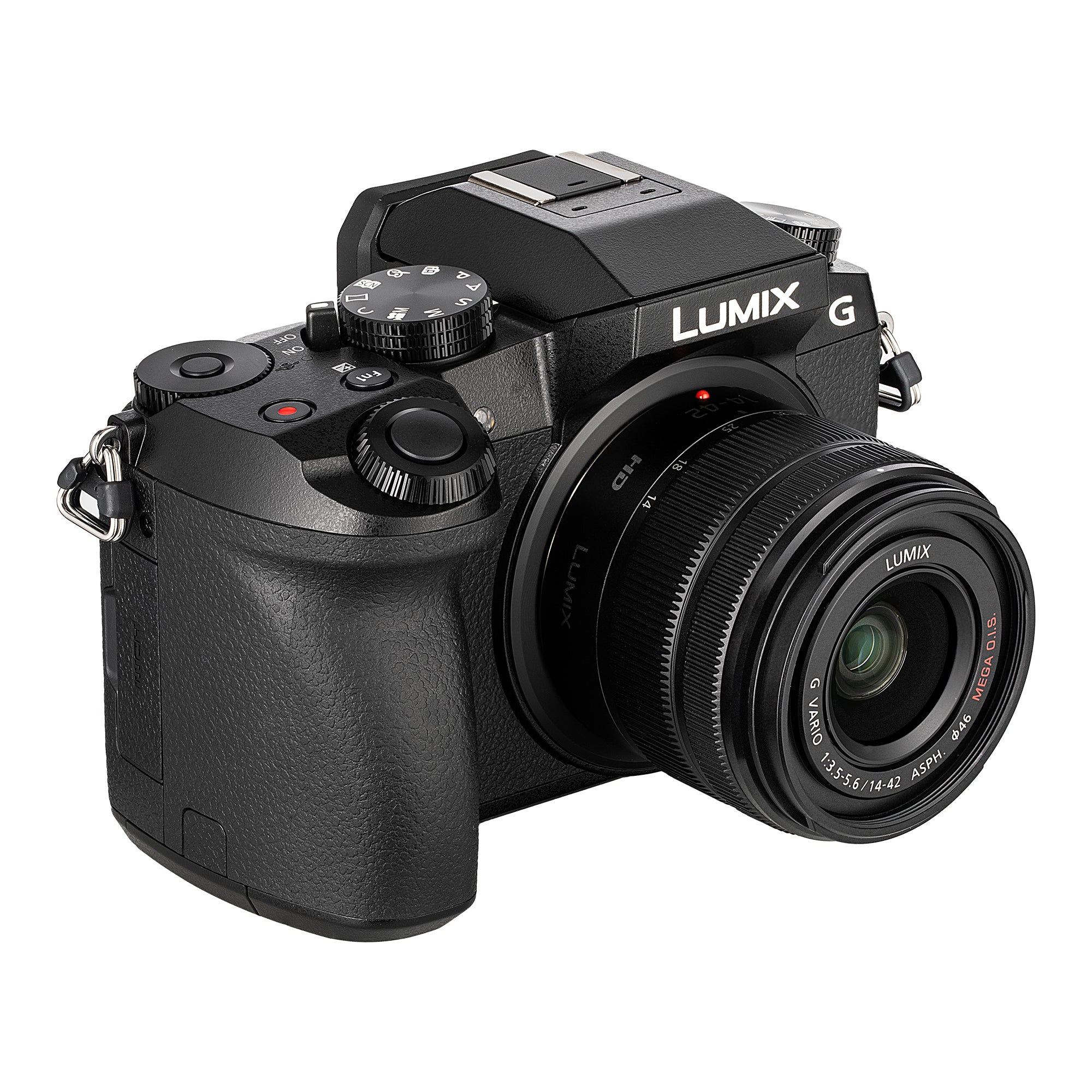 PANASONIC LUMIX G7 4K Mirrorless Camera, with 14-42mm MEGA O.I.S. Lens, 16 Megapixels, 3 Inch Touch LCD, DMC-G7KK USA BLACK
