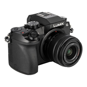 PANASONIC LUMIX G7 4K Mirrorless Camera, with 14-42mm MEGA O.I.S. Lens, 16 Megapixels, 3 Inch Touch LCD, DMC-G7KK USA BLACK