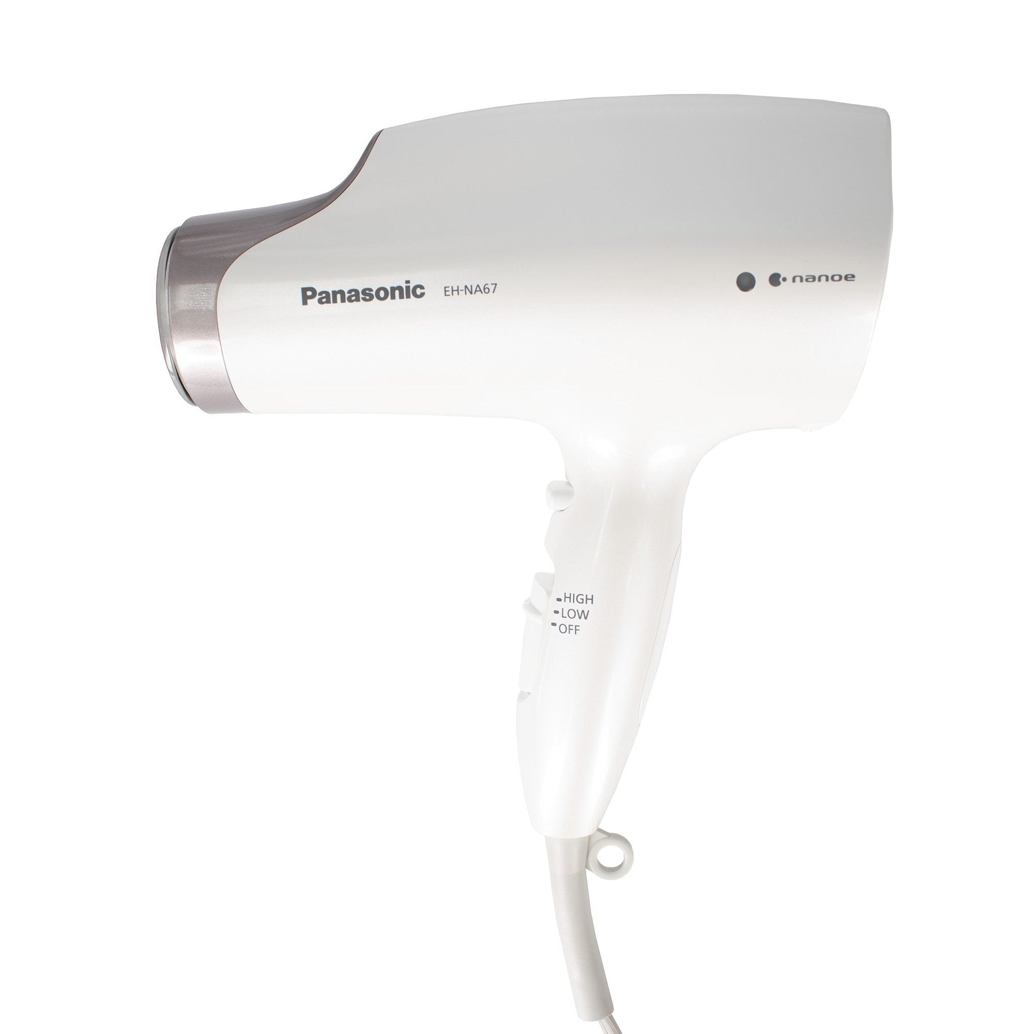 Panasonic EH-NA67-W Nanoe Salon Hair Dryer with Oscillating QuickDry Nozzle White