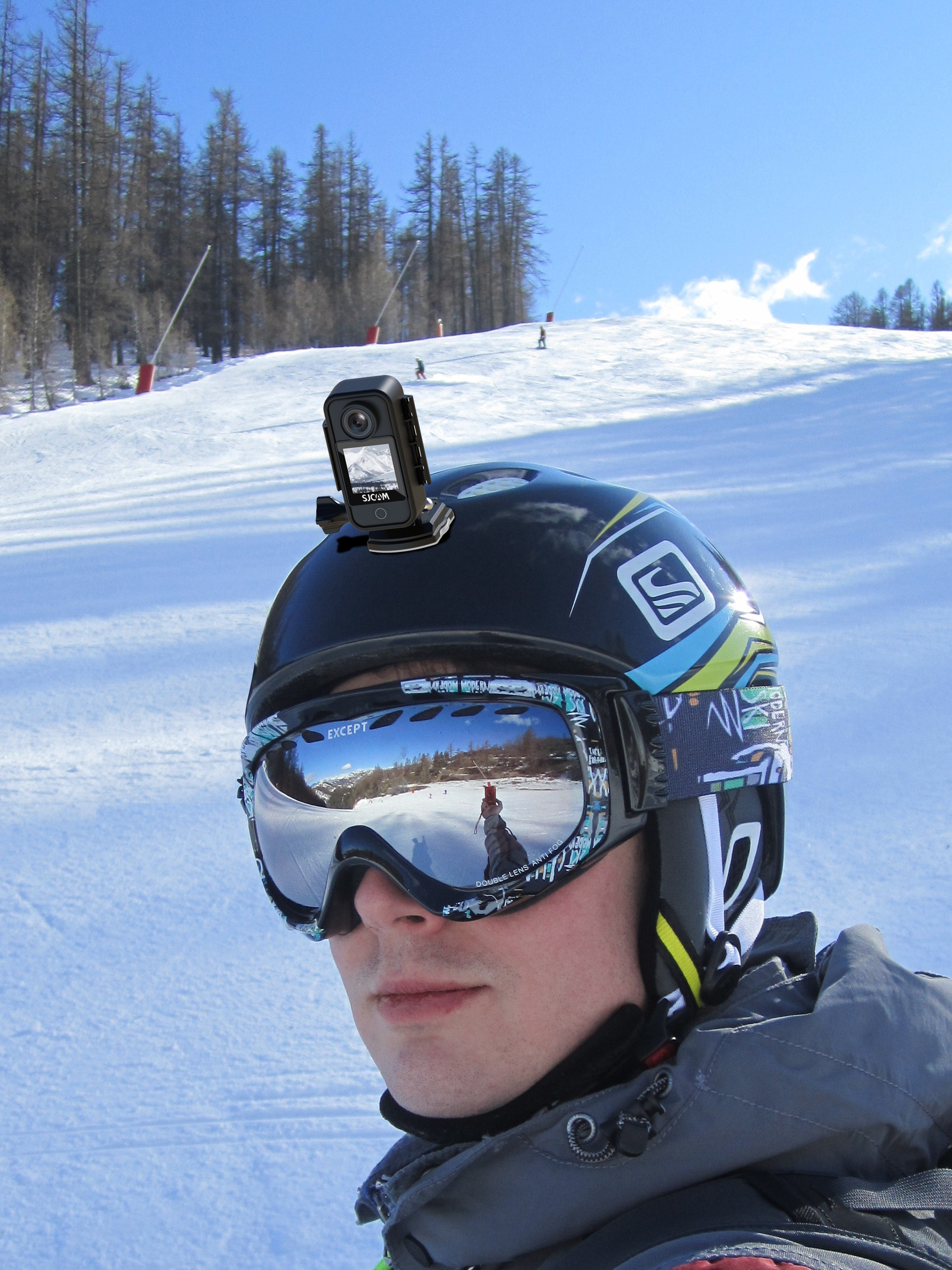 SJCAM C300 Action Camera 4K 30FPS 6-Axis Gyro Stabilization 30M Waterproof 1.3″ Touch Screen 154° Wide Angle 8X Digital Zoom