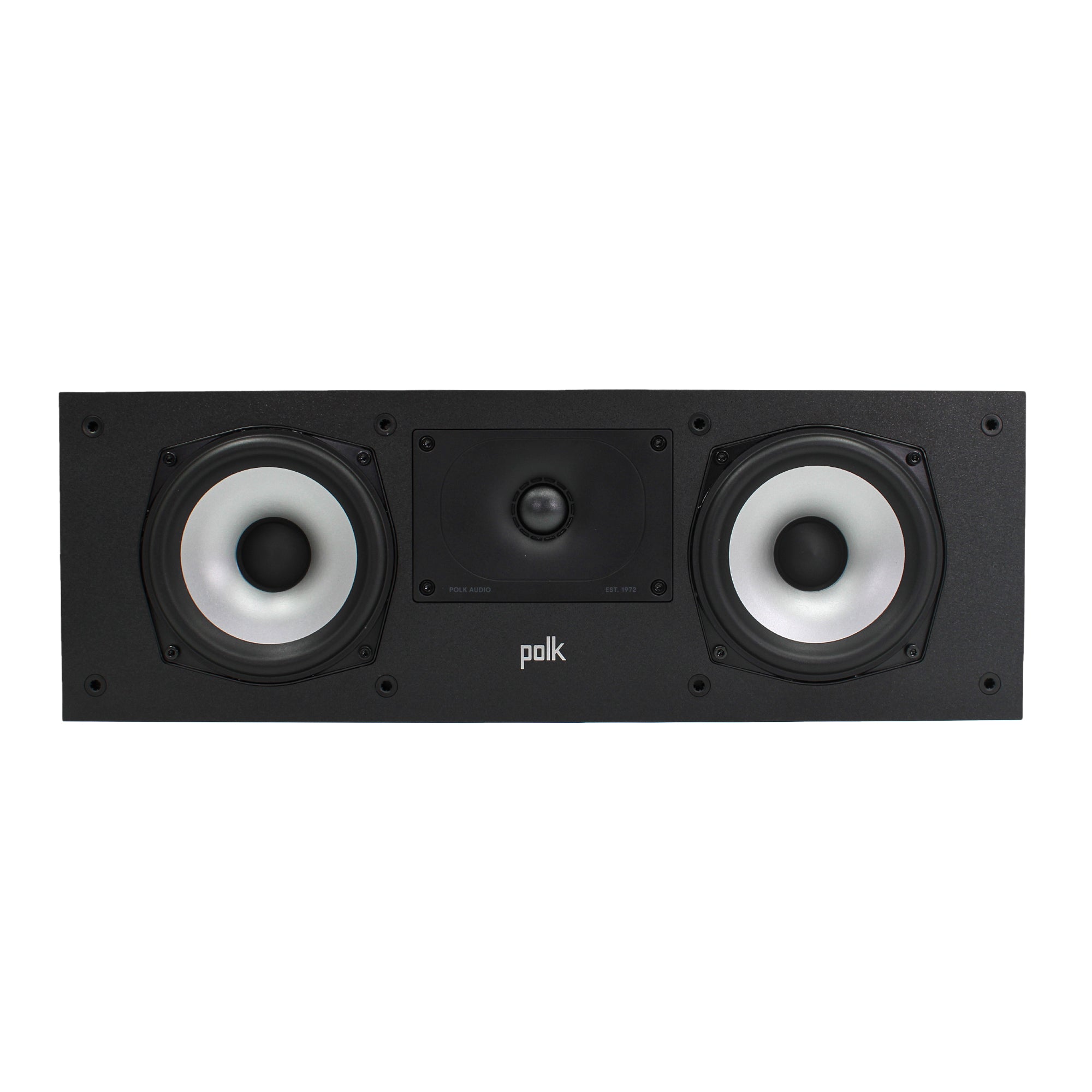 Polk Monitor XT30 Compact Center Channel Speaker - Hi-Res Audio Certified, Dolby Atmos & DTS:X Compatible, 1" Terylene Tweeter & Dual 5.25" Dynamically Balanced Woofer, Midnight Black