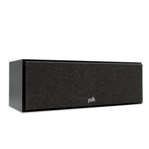 Polk Monitor XT30 Compact Center Channel Speaker - Hi-Res Audio Certified, Dolby Atmos & DTS:X Compatible, 1" Terylene Tweeter & Dual 5.25" Dynamically Balanced Woofer, Midnight Black
