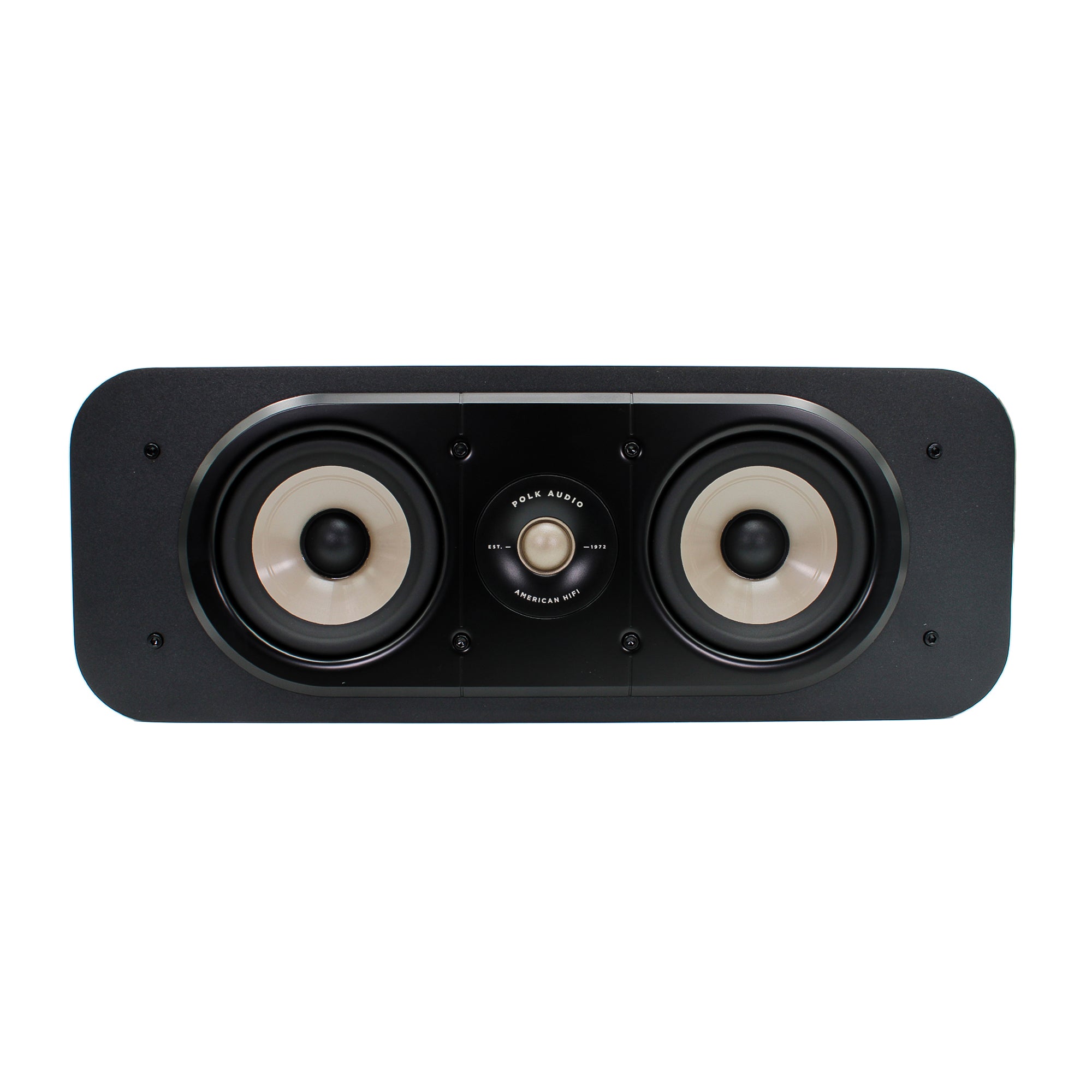 Polk Signature Elite ES30 Center Channel Speaker - Hi-Res Audio Certified, Dolby Atmos & DTS:X Compatible, 1" Tweeter & Two 5.25" Woofers, Dual Power Port for Effortless Bass, Stunning Black