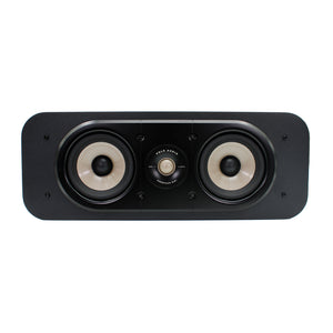 Polk Signature Elite ES30 Center Channel Speaker - Hi-Res Audio Certified, Dolby Atmos & DTS:X Compatible, 1" Tweeter & Two 5.25" Woofers, Dual Power Port for Effortless Bass, Stunning Black