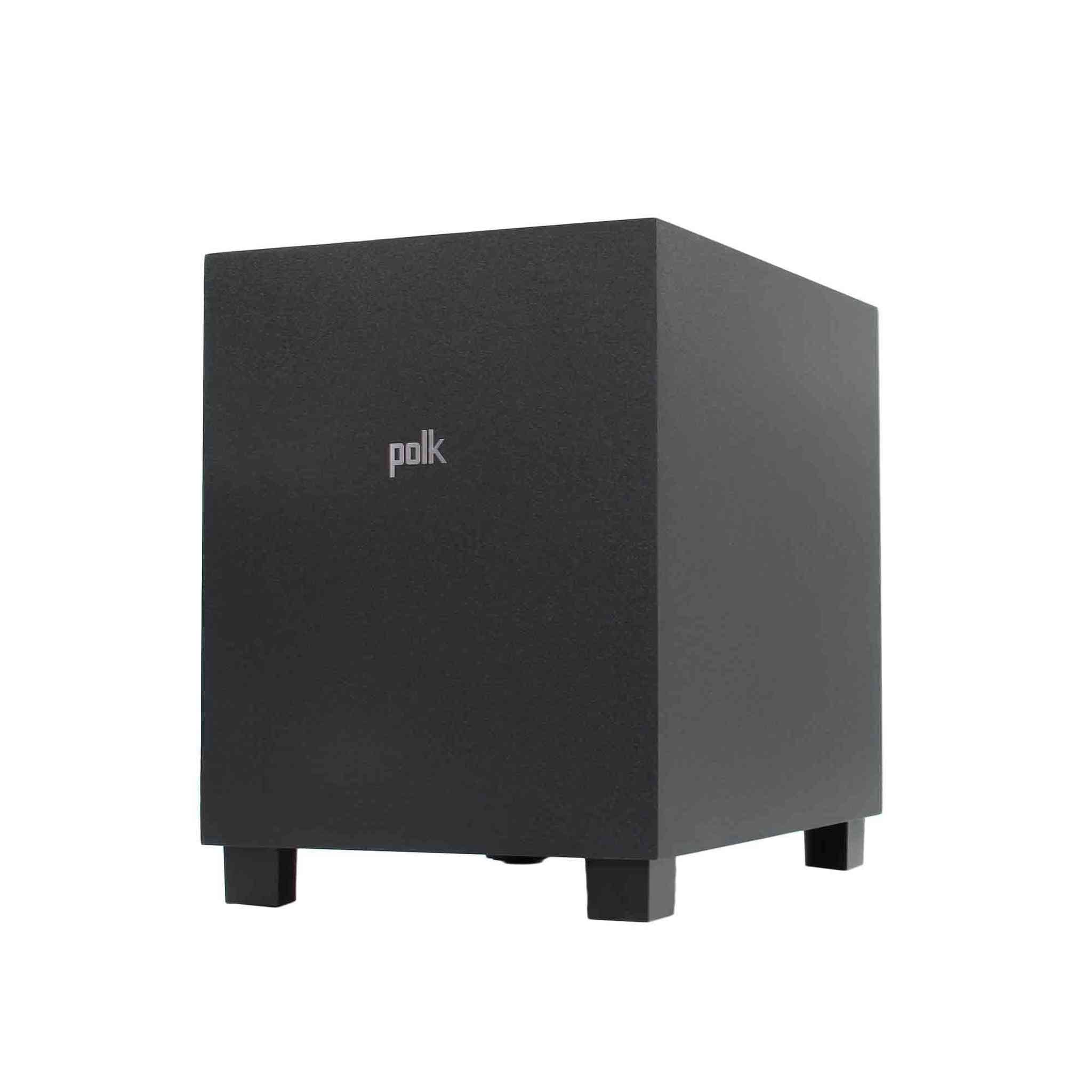Polk Monitor XT10 Home Subwoofer, 10" Deep Bass Woofer, 100W Class D Amplification, Dolby Atmos, Auro 3D & DTS:X Compatible, Black