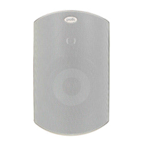 Polk Audio Atrium 5 Outdoor Speakers with Powerful Bass Pair, White , All-Weather Durability, Broad Sound Coverage, Speed-Lock Mounting System