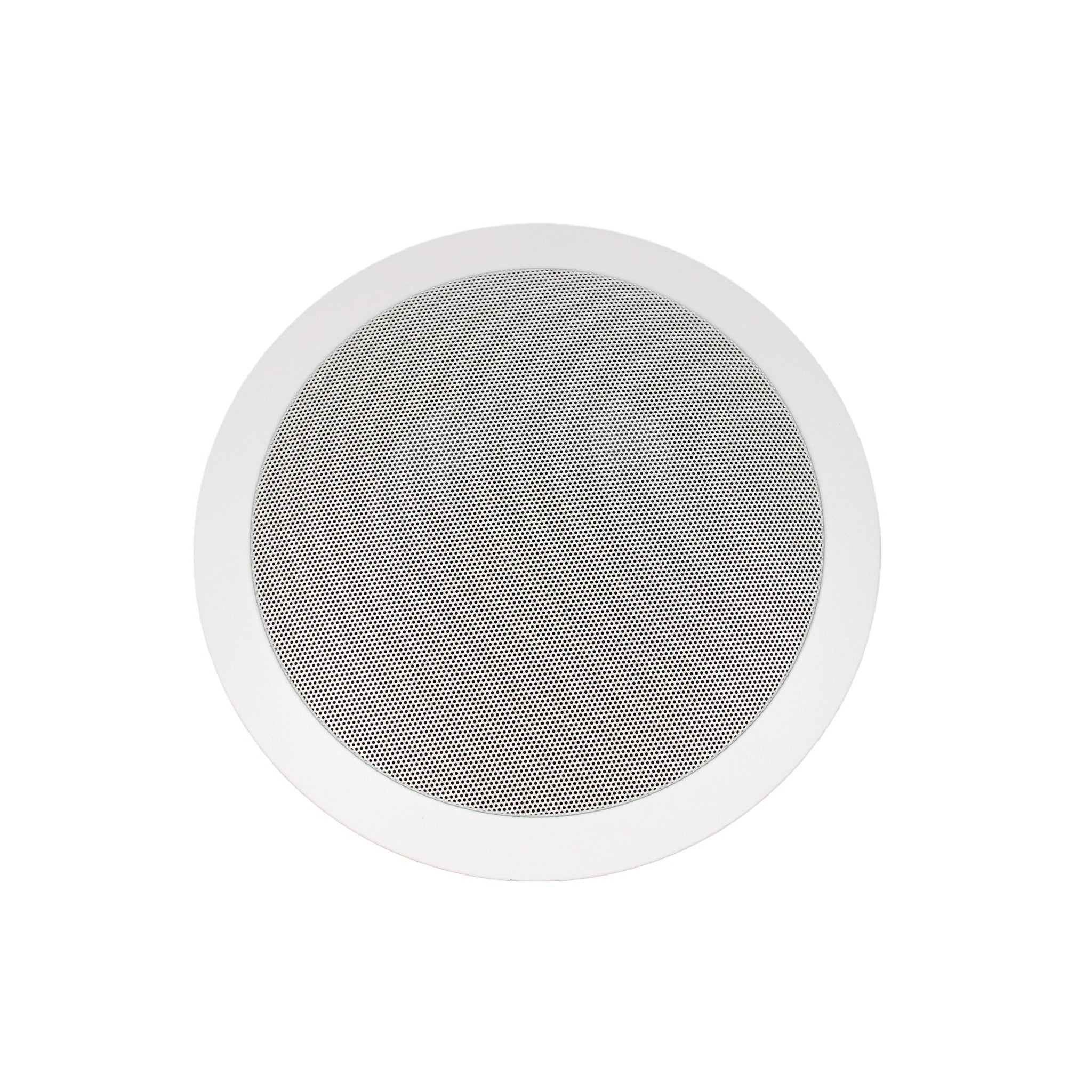 Polk Audio RC60i 2-Way Premium in-Ceiling 6.5" Round Speakers, Set of 2 Perfect for Damp and Humid Indoor/Outdoor Placement - Bath, Kitchen, Covered Porches White, Paintable Grille