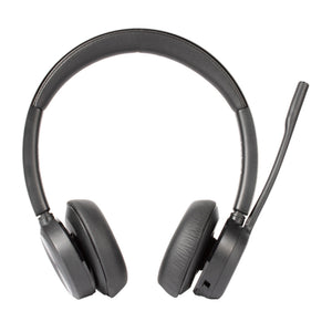 Poly - Voyager 4320 UC Wireless Headset + Charge Stand Plantronics - Headphones w/Mic - Connect to PC/Mac via USB-C Bluetooth Adapter, Cell Phone via Bluetooth-Works w/Teams Certified , Zoom&More