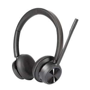 Poly - Voyager 4320 UC Wireless Headset + Charge Stand Plantronics - Headphones w/Mic - Connect to PC/Mac via USB-C Bluetooth Adapter, Cell Phone via Bluetooth-Works w/Teams Certified , Zoom&More