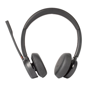 Poly - Voyager 4320 UC Wireless Headset + Charge Stand Plantronics - Headphones w/Mic - Connect to PC/Mac via USB-C Bluetooth Adapter, Cell Phone via Bluetooth-Works w/Teams Certified , Zoom&More