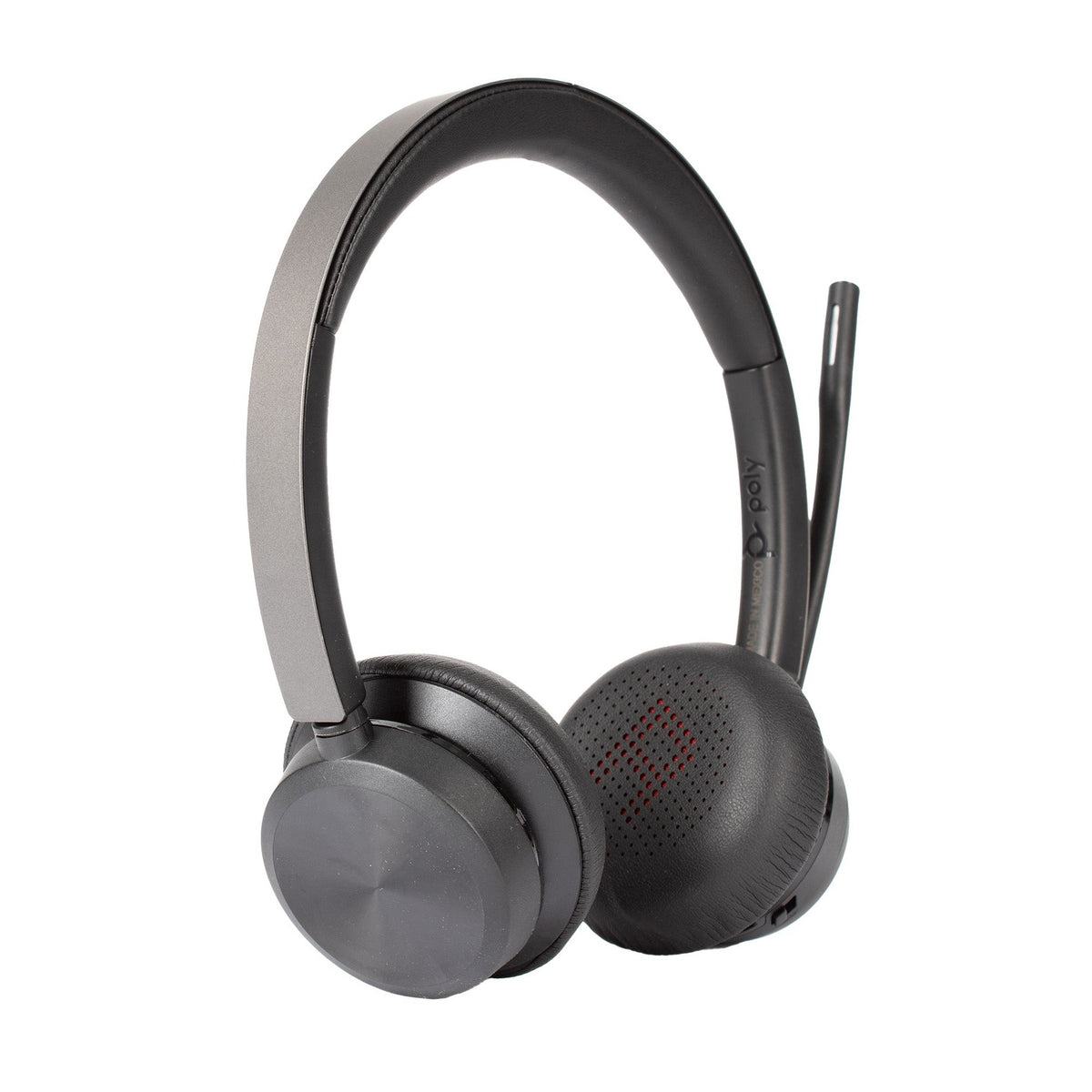 Poly - Voyager 4320 UC Wireless Headset + Charge Stand Plantronics - Headphones w/Mic - Connect to PC/Mac via USB-C Bluetooth Adapter, Cell Phone via Bluetooth-Works w/Teams Certified , Zoom&More