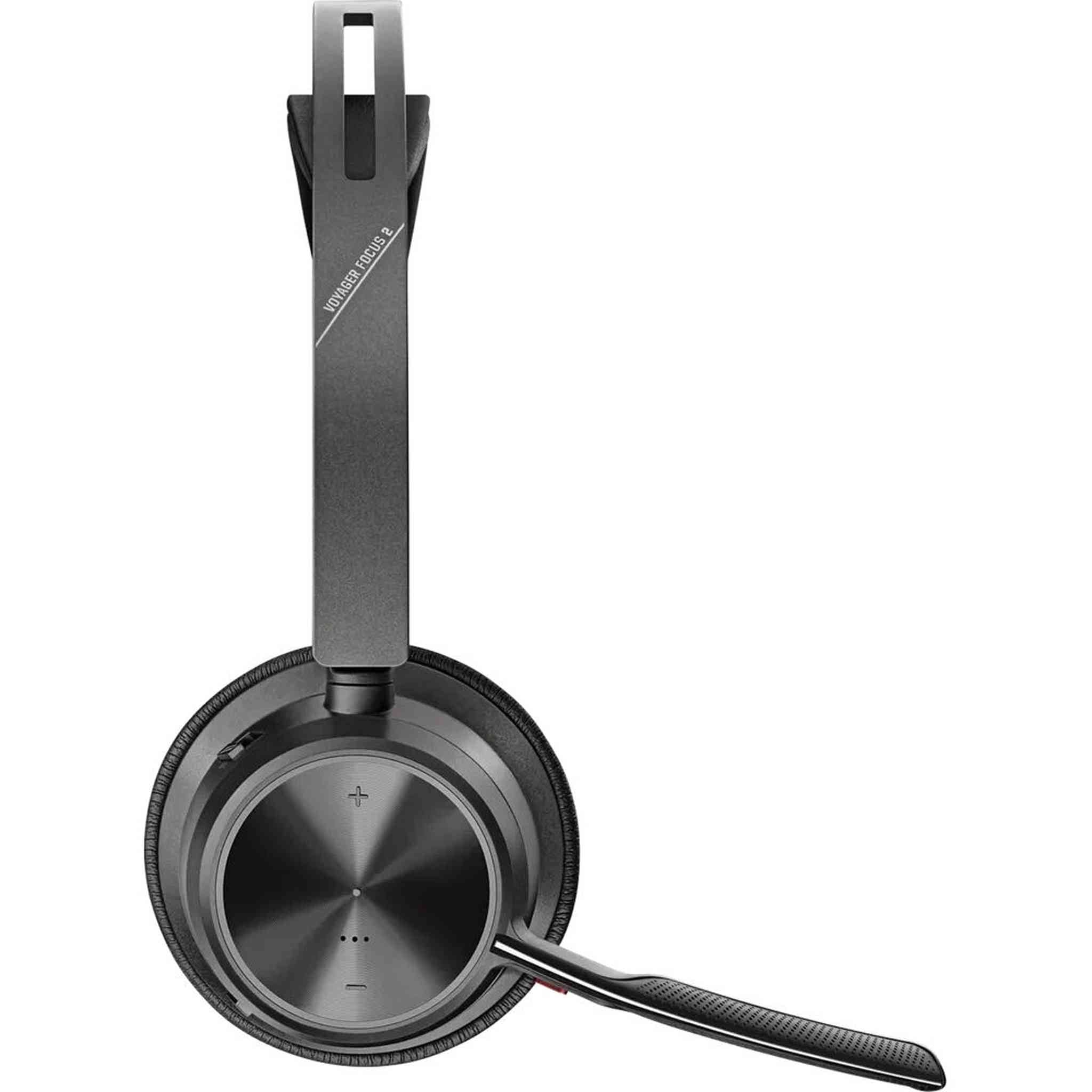 Poly Voyager Focus 2 UC Stereo Bluetooth Headset Teams Certified Bundle Poly