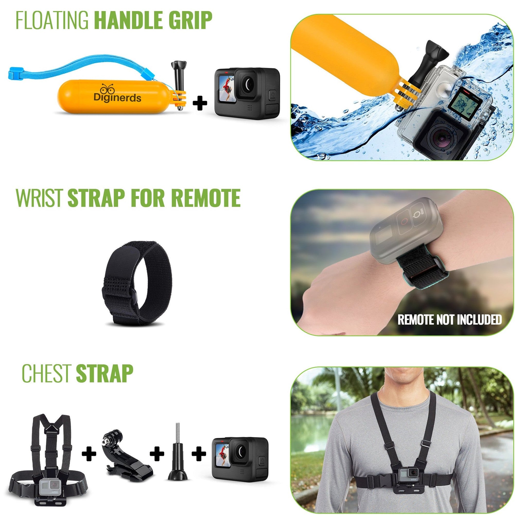 GoPro HERO13 - Waterproof Action Camera + 64GB Card and 50 Piece Accessory Kit
