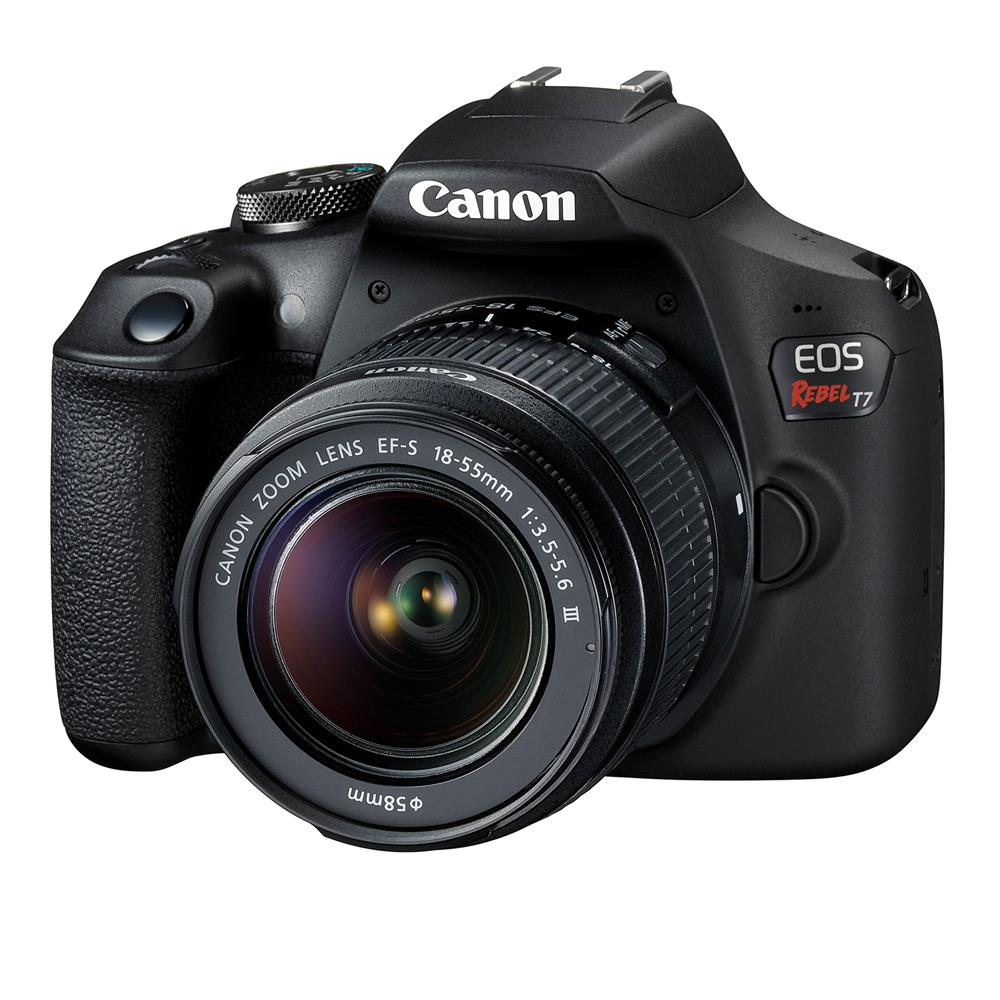 Canon EOS Rebel T7 DSLR Camera with 18-55mm DC III Lens, Camera Bag, Filter Kit + 32gb Memory Card and More