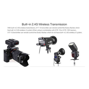 Godox X1-S TTL HSS Wireless 2.4GHz Camera Flash Trigger Set Godox