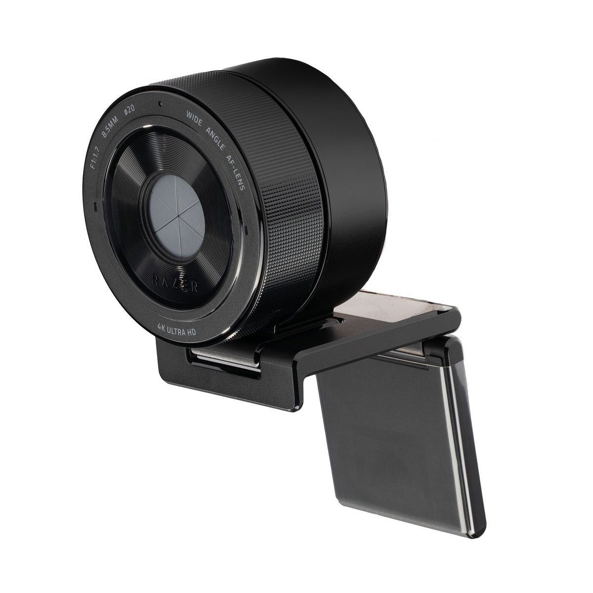 Razer Kiyo Pro Ultra 4K Webcam: Large Sensor - Auto Light Correction - Built-in Mic and Shutter - Pro Grade Content Creation, Streaming, Gaming, Video Calls - Works with OBS, Xsplit, PC, Zoom, Teams - Reconditioned