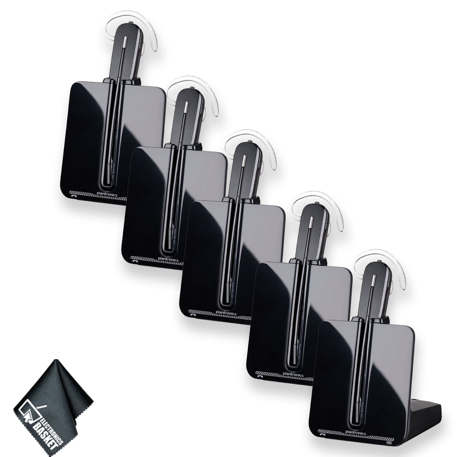 Plantronics CS540 Wireless Headset System - 5 Pack