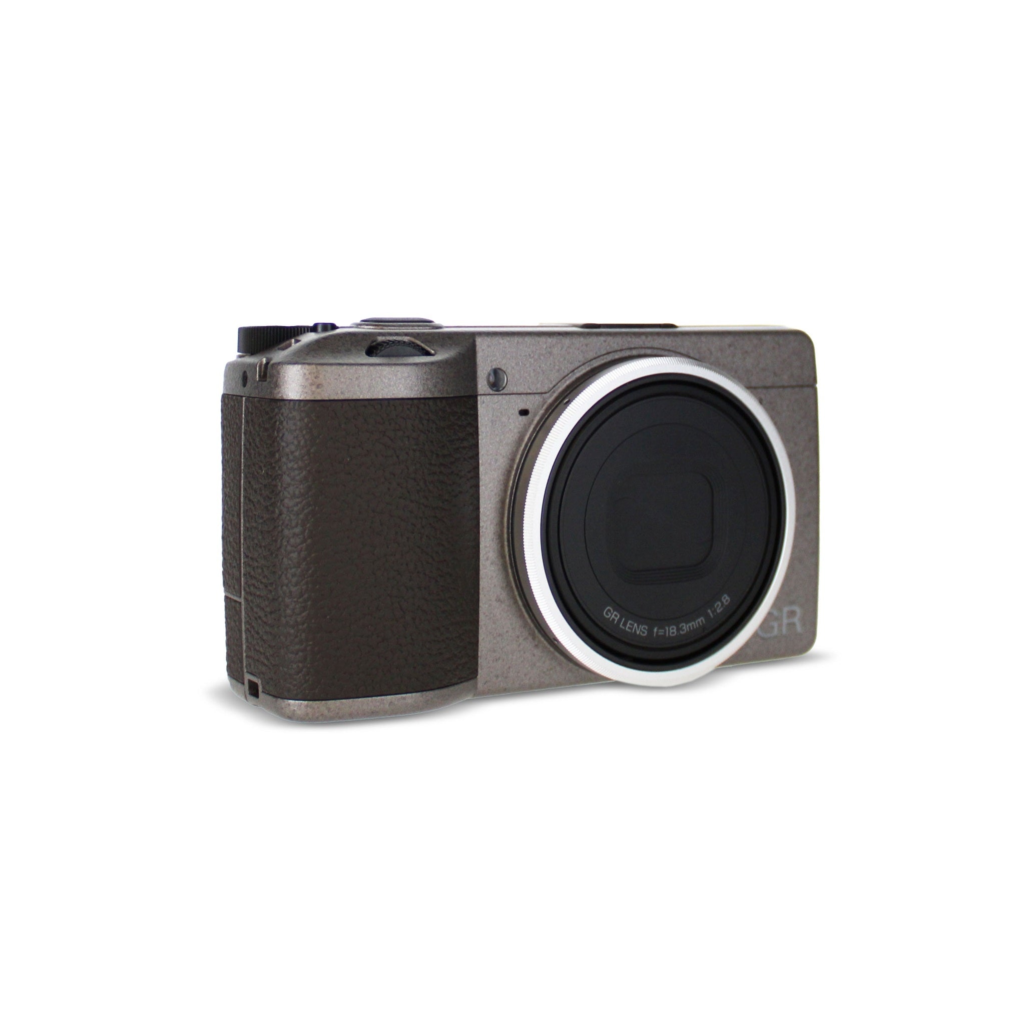 Ricoh GR III Diary Edition, Metallic Warm-Gray Body with Dark Brown Grip and Natural Silver Ring, Digital Compact Camera with 24MP APS-C Size CMOS Sensor, 28mmF2.8 GR Lens in The 35mm Format RICOH