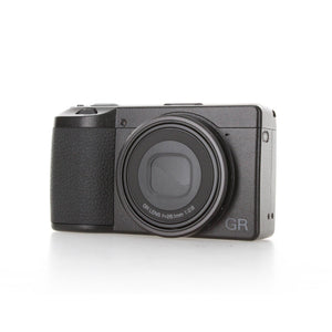 Ricoh GR IIIx HDF Compact Portable Digital Camera + 64GB Memory Card + Camera Bag + More