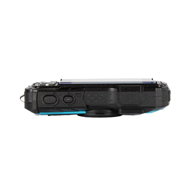 PENTAX WG-90 Blue Waterproof Camera, Shockproof, Dustproof, Freezeproof, Built-in 6-LED Ring Light for Macro Photography, Underwater Shooting Mode