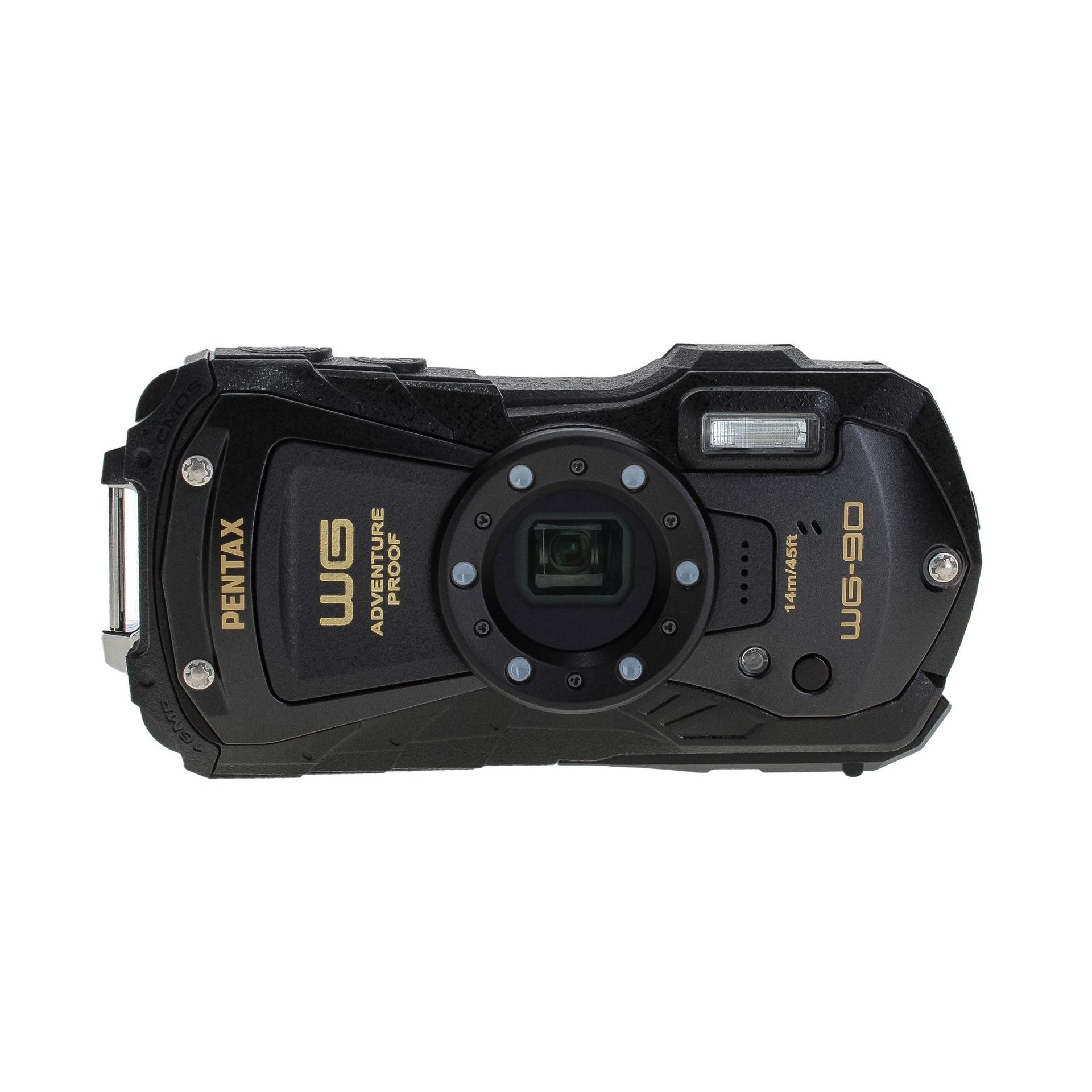 Ricoh Pentax WG-90 Waterproof, Shockproof, Dustproof, Freezeproof, Tough Digital Camera + More