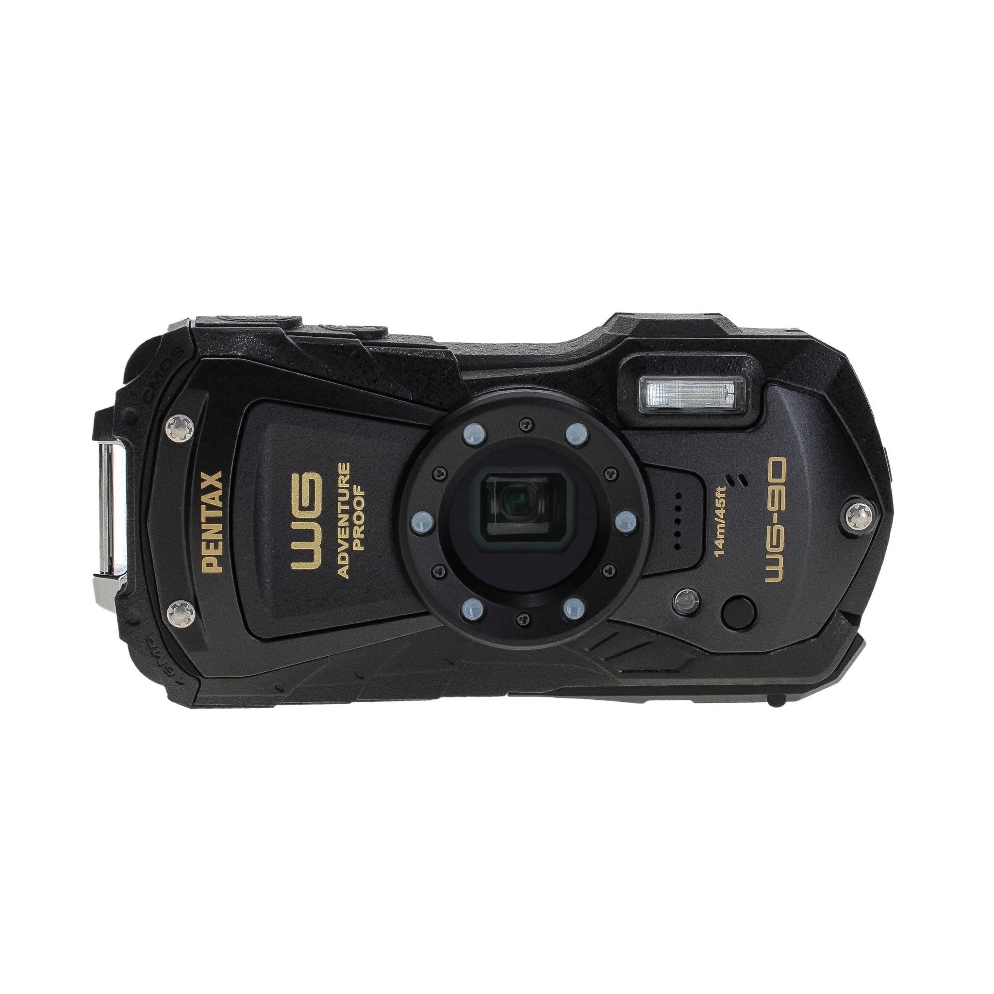 Ricoh Pentax WG-90 Waterproof, Shockproof, Dustproof, Freezeproof, Tough Digital Camera + More