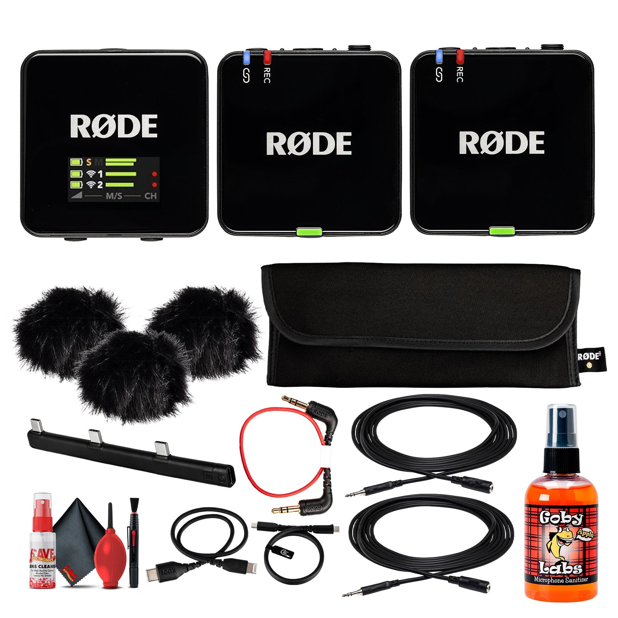 Rode Wireless GO III 2-Person Compact Digital Wireless Microphone System/Recorder + More
