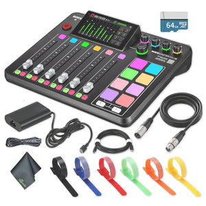 RODE RODECaster Pro II + 64GB Micro SD Memory Card + More Bundle