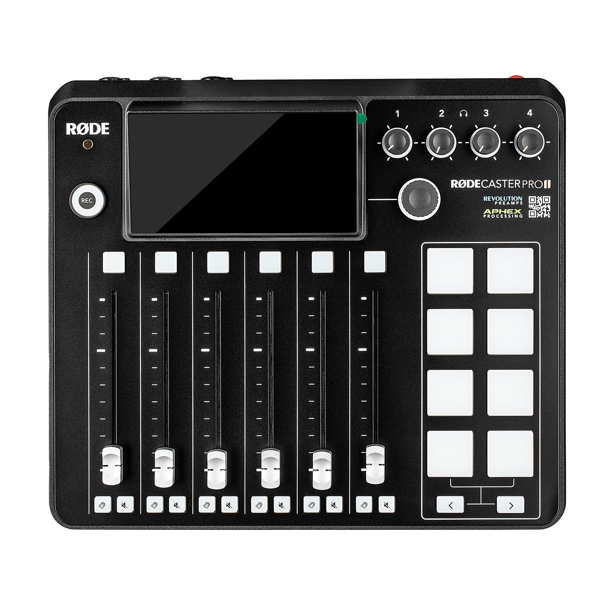 RØDE RØDECaster Pro II All-in-One Production Solution for Podcasting, Streaming, Music Production and Content Creation,Black