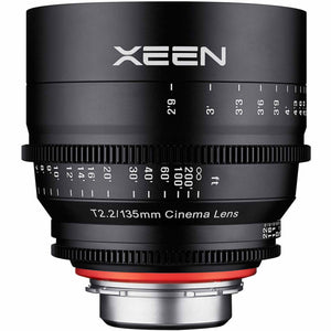Rokinon Xeen 135mm T2.2 Lens with MFT Mount Bundle