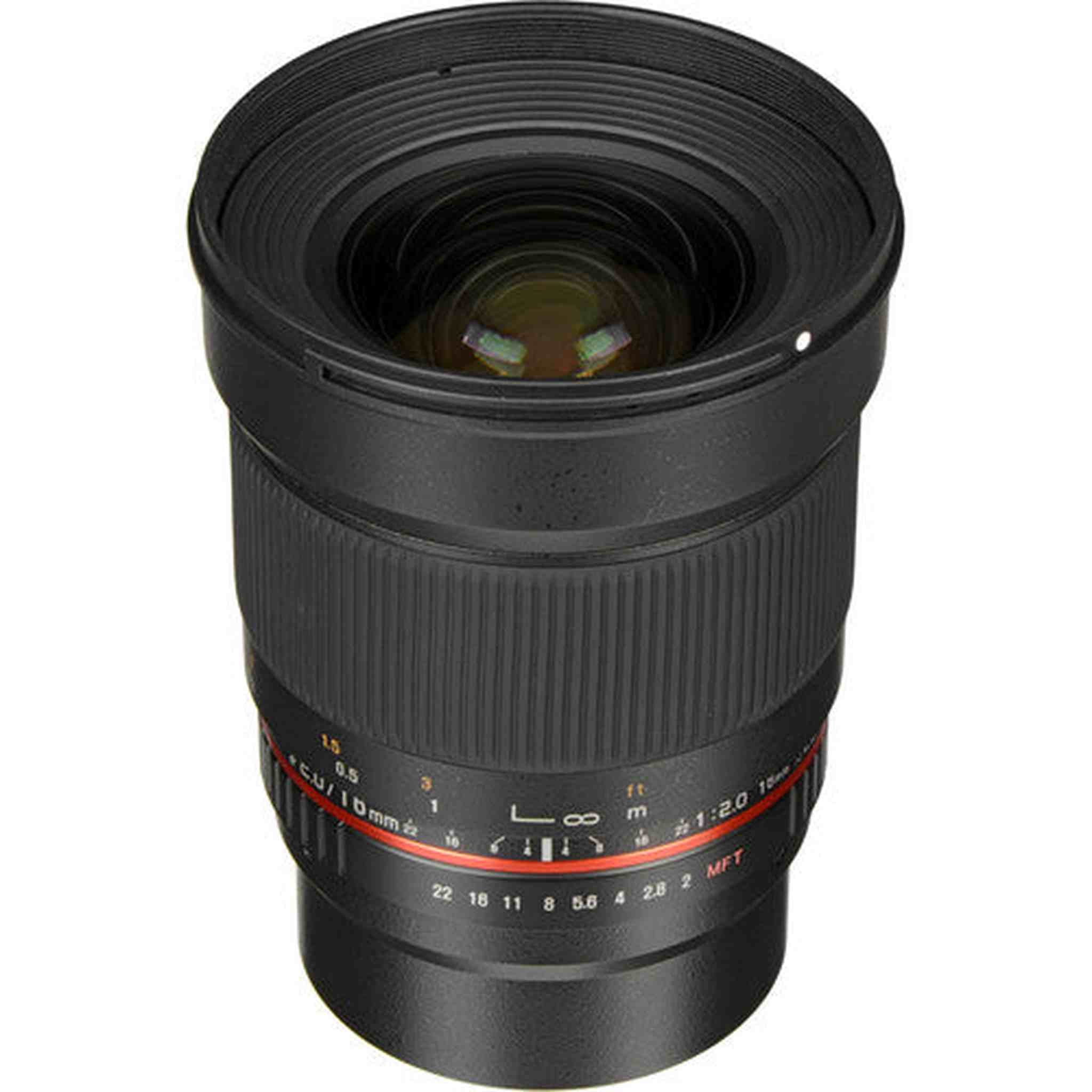 Rokinon 16mm f/2.0 ED AS UMC CS Lens for Micro Four Thirds Mount Bundle