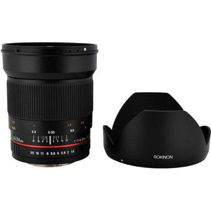 Rokinon 24mm f/1.4 ED AS UMC Wide-Angle Lens for Sony Bundle