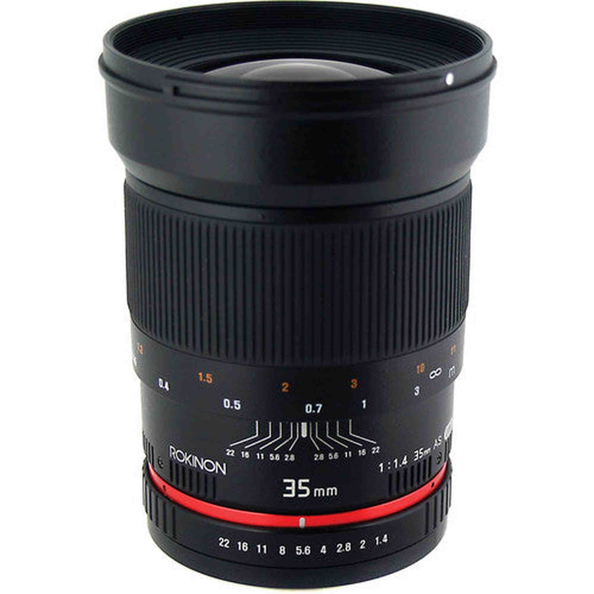 Rokinon 35mm f/1.4 Wide-Angle US UMC Aspherical Lens for Olympus Bundle