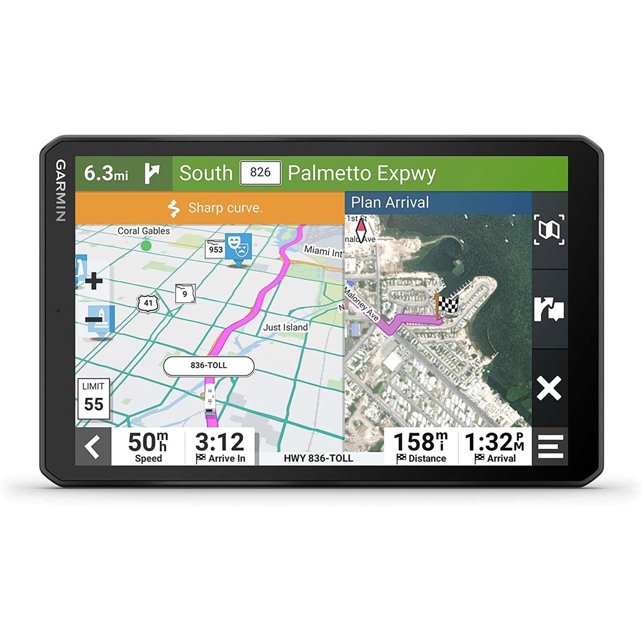 Garmin RV 895 MT-S with USB Car and Wall Adapters and 6Ave Cleaning Cloth Garmin