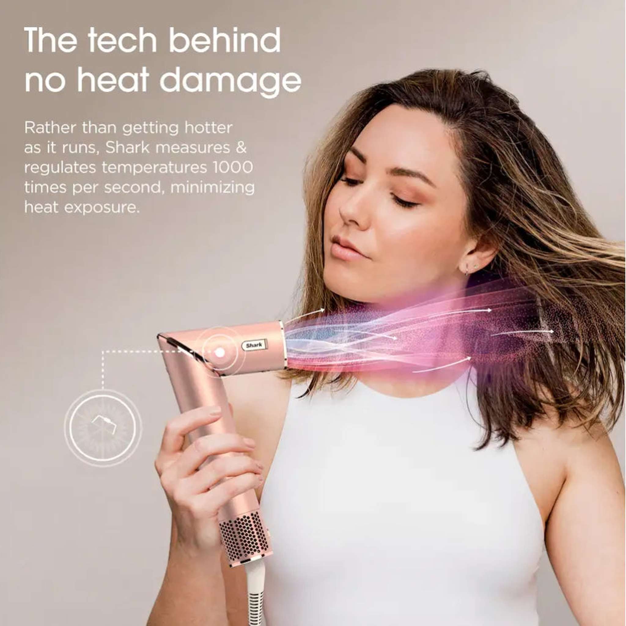 Shark - Refurbished Excellent - Certified Renewed FlexStyle Air Styling & Drying System - Pearl Pink - Reconditioned