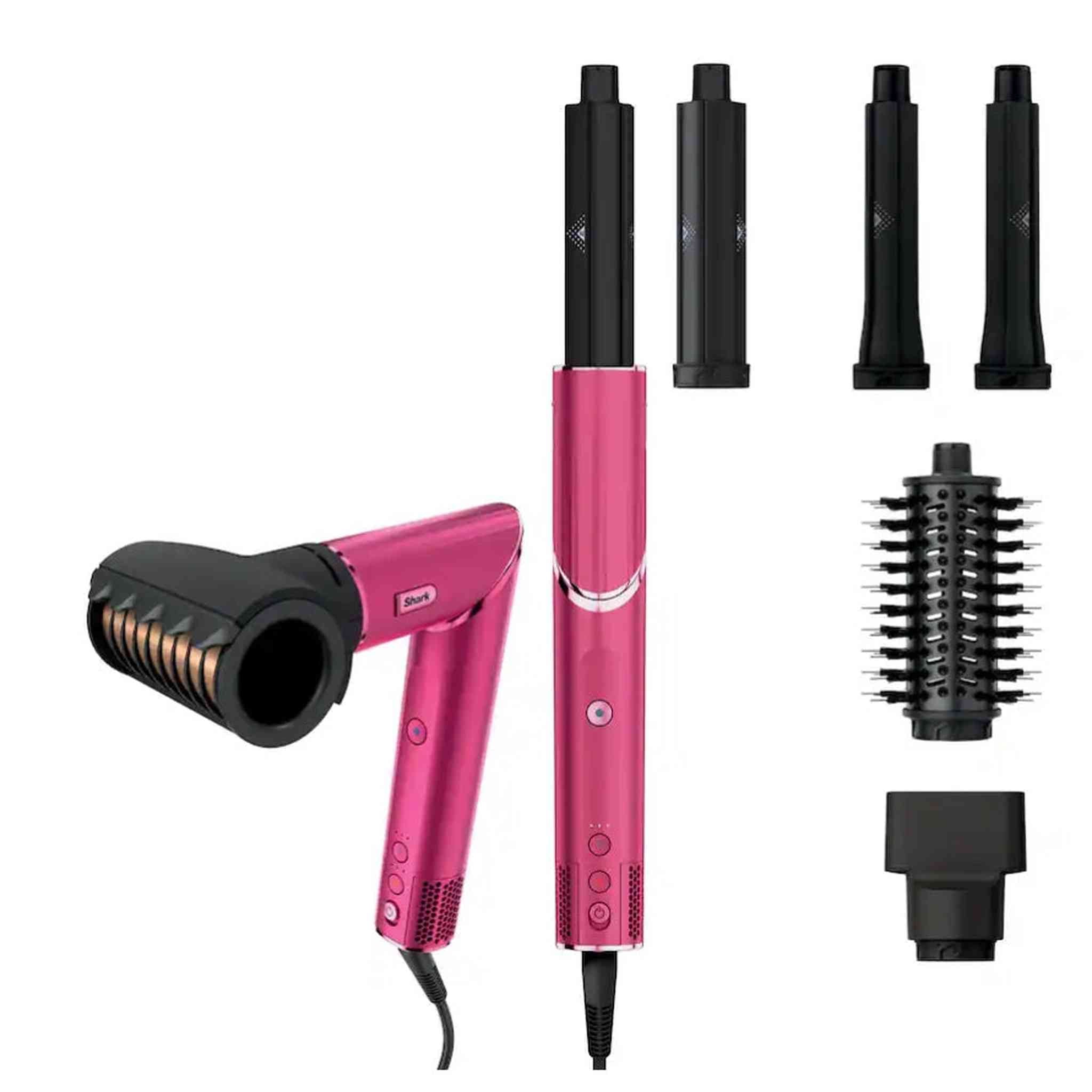 Shark - Refurbished Excellent - Certified Renewed FlexStyle Pro Curls Limited Edition - Malibu Pink - Reconditioned