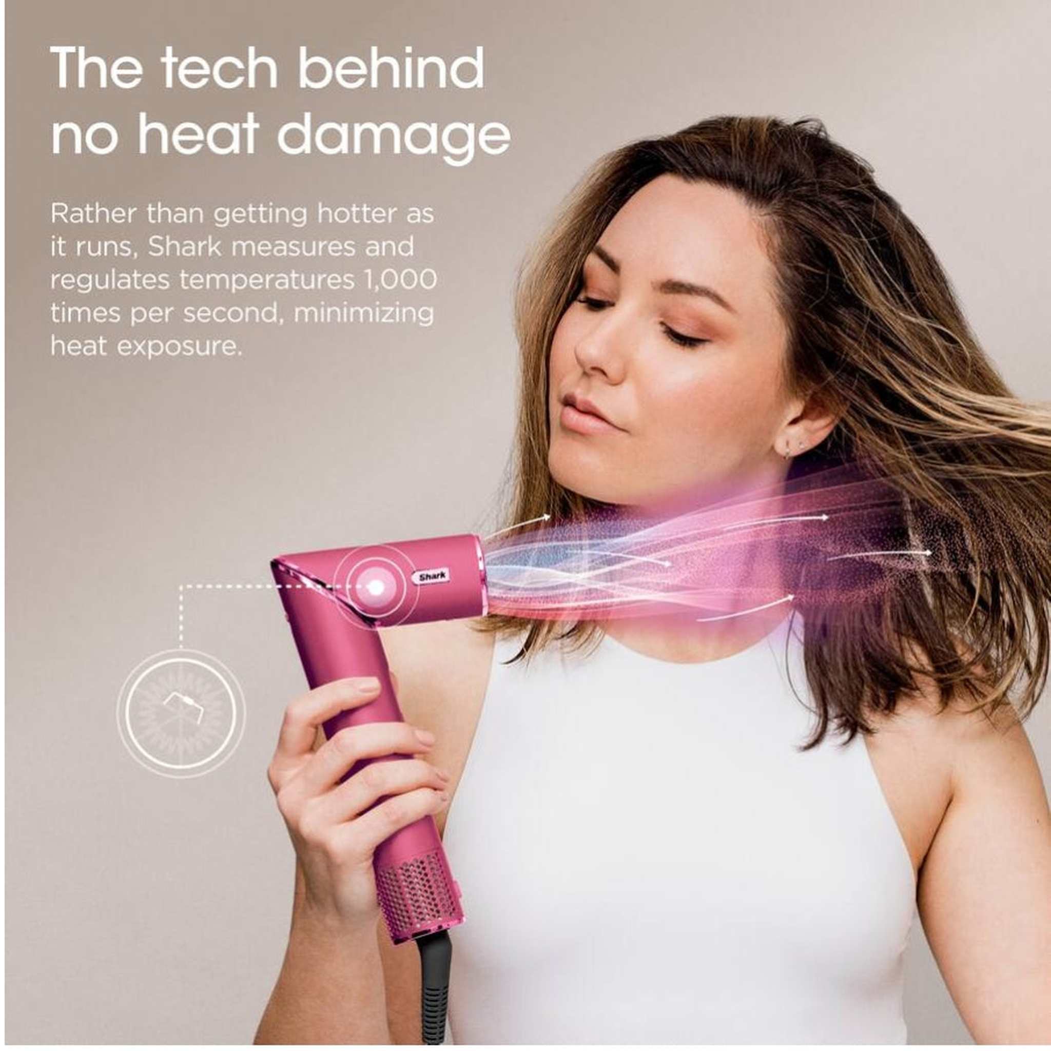 Shark - Refurbished Excellent - Certified Renewed FlexStyle Pro Curls Limited Edition - Malibu Pink - Reconditioned