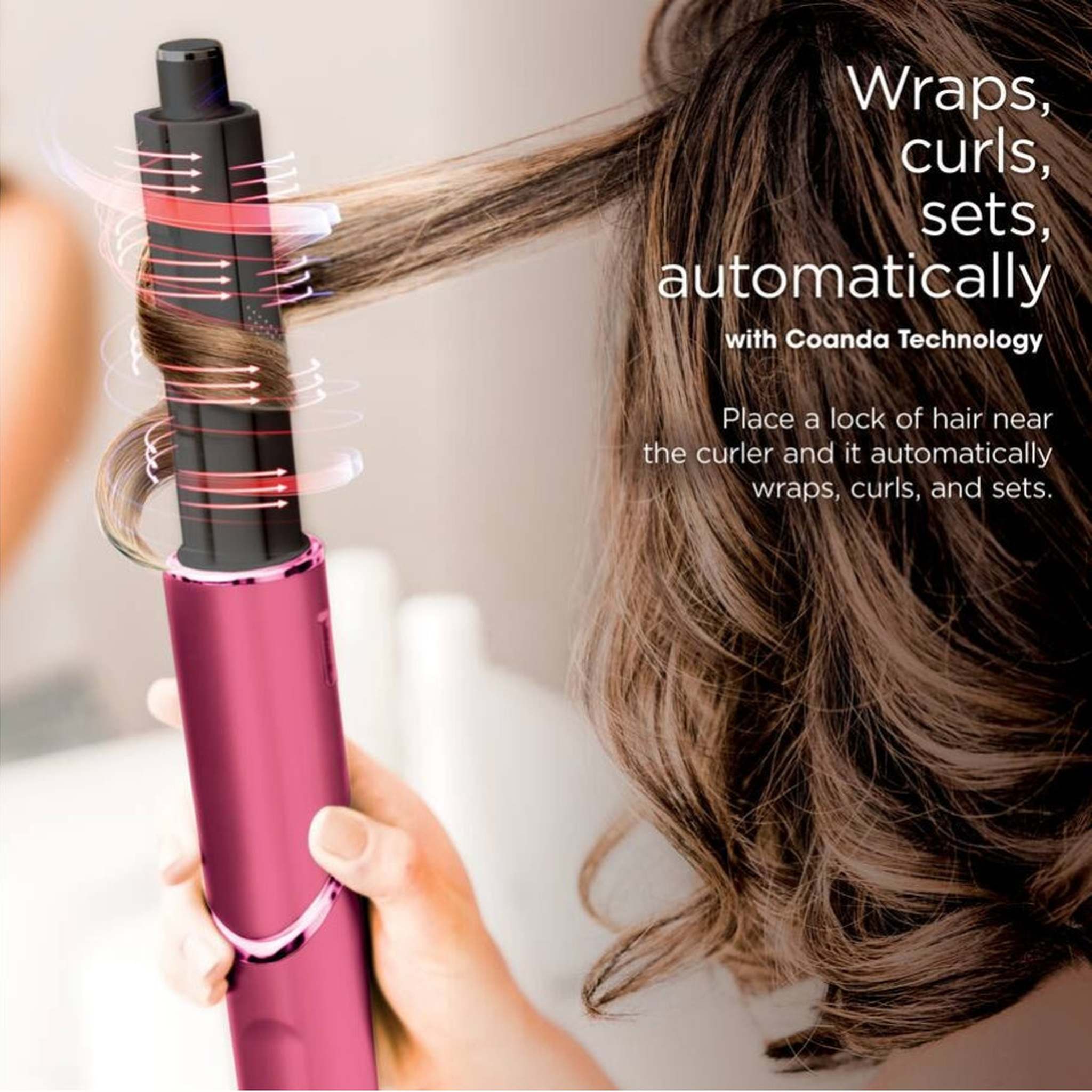 Shark - Refurbished Excellent - Certified Renewed FlexStyle Pro Curls Limited Edition - Malibu Pink - Reconditioned