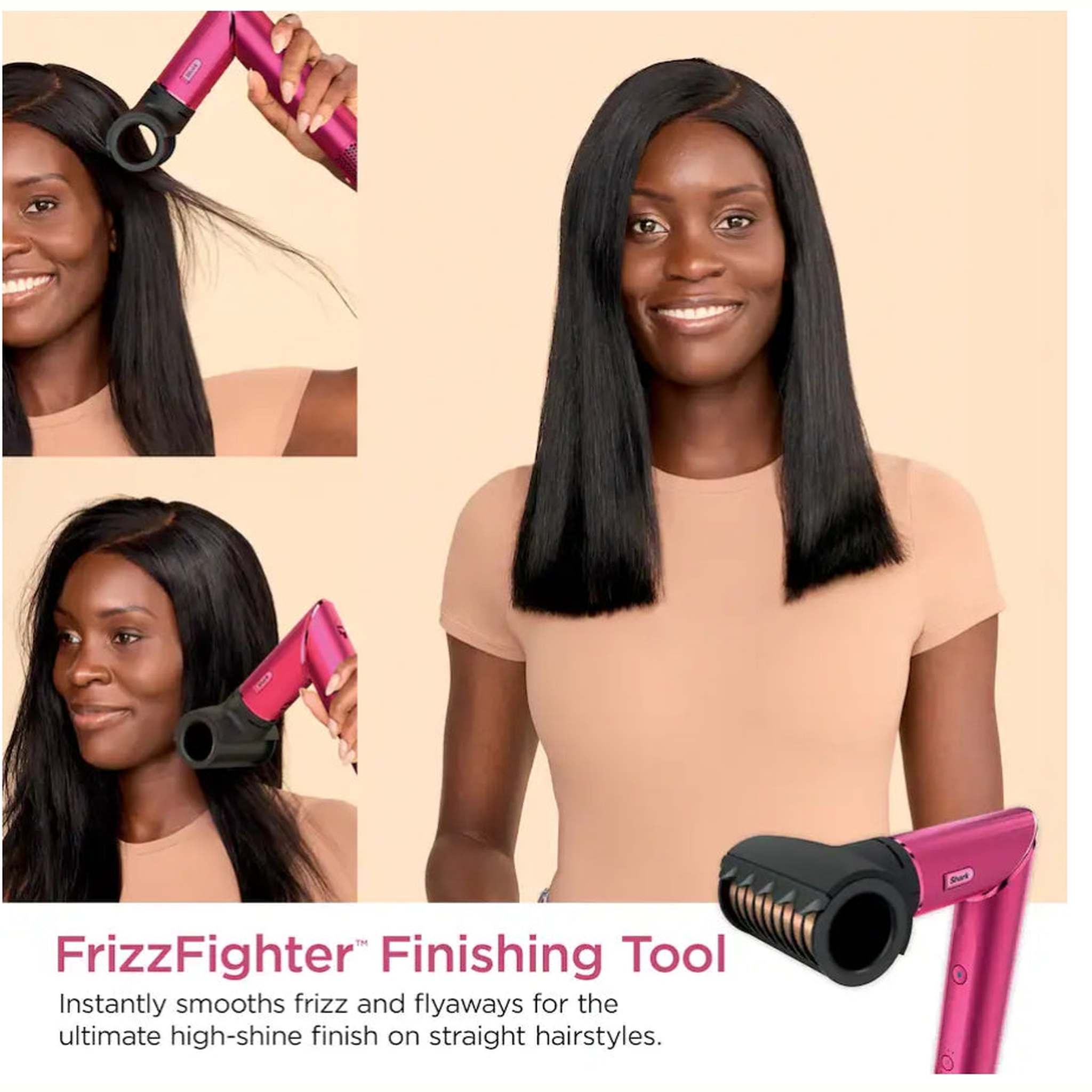 Shark - Refurbished Excellent - Certified Renewed FlexStyle Pro Curls Limited Edition - Malibu Pink - Reconditioned