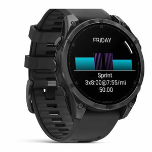 Garmin fēnix® 8, 47 mm, AMOLED, Slate Gray with Black Silicone Band Garmin